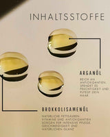 Detailaufnahme der leichten und nährenden Textur des SU HAIROIL – zieht schnell ein und beschwert nicht.