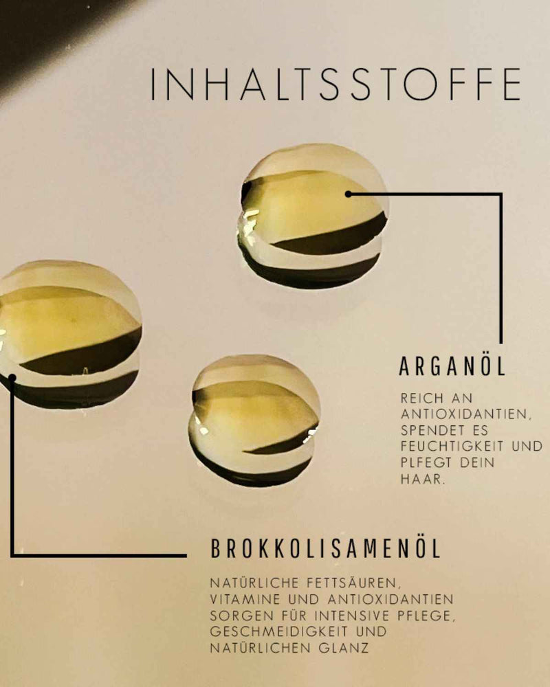 Detailaufnahme der leichten und nährenden Textur des SU HAIROIL – zieht schnell ein und beschwert nicht.​